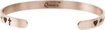 Qina C. Mother & Daughter Share an Everlasting Bond Adjustable Cuff Bracelet Wristband Bangle