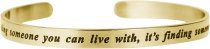 Qina C. Love is.. Finding Someone You Can't Live Without Adjustable Cuff Bracelet Wristband Bangle