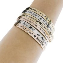 Qina C. She Believed She Could so She Did Adjustable Cuff Bracelet Wristband Bangle Gold tone
