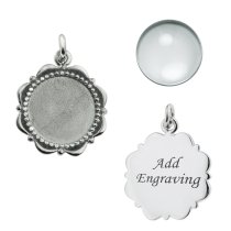 925 Sterling Silver Custom Photo Personalized Dangle Charm Adjustable Wire Bangle Bracelet