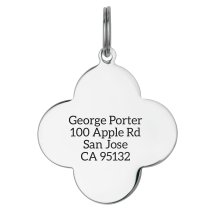 Stainless Steel Pet Id Tags, Personalized Dog Tags & Cat Tags Laser-engraved Front & Back