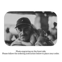 Stainless Steel Braver Stronger Smarter Granddaughter Personalized Photo Engraved Metal Wallet Mini Love Insert Note Card