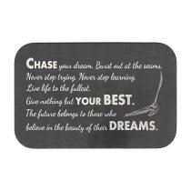 Stainless Steel Chase Your Dream Engraved Metal Wallet Mini Love Insert Gift Note Card