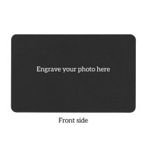 Love Dad Personalized Photo Engraved Metal Wallet Mini Love Insert Note Card Aluminum