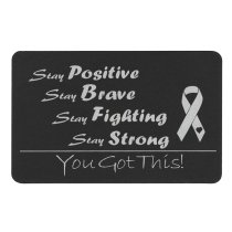 Stay Positive Breast Awareness Personalized Photo Engraved Metal Wallet Mini Insert Card