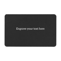 Personalized Text Engraving Metal Wallet Mini Love Insert Gift Note Card