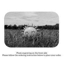 Stainless Steel Stay Positive Breast Cancer Awareness Personalized Photo Engraved Metal Wallet Mini Love Insert Note Card