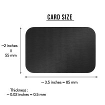 Stainless Steel Braver Stronger Smarter Son Personalized Photo Engraved Metal Wallet Mini Love Insert Note Card
