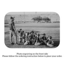 Stainless Steel Best Teacher Personalized Photo Engraved Metal Wallet Mini Love Insert Note Card