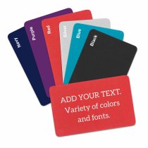 Anodized Aluminum Red My Heart to U Personalized Text Custom Engrave Metal Wallet Mini Love Insert Gift Note Card