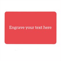 Personalized Text Both Sides Engraving Aluminum Wallet Mini Love Insert Gift Note Card