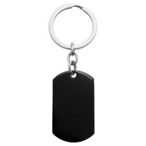 Custom Engraved Personalized Calendar Date & Picture Memorial Stainless Steel Dog Tag Keychain
