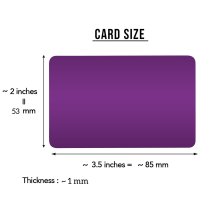 Aluminum Engraved Personalized Photo My Superhero Dad Wallet Card Purple