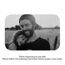 Stainless Steel Engraved Personalized Photo Text Superhero Coach Dad Wallet Card Father's Day Birthday Gift