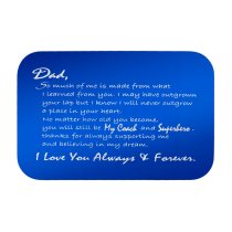 Stainless Steel Engraved Personalized Text Superhero Coach Dad Wallet Card Father's Day Birthday Gift Blue