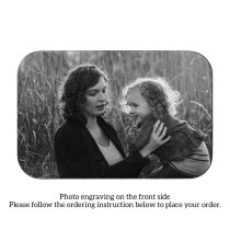 Stainless Steel One Side Photo One Side Text Custom Engraving Personalized Mini Wallet Love Insert Card