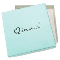 Qina C. Love U to the Moon & Back Wife Engraved Pesonalized Photo Round Disc Charm Adjustable Wire Bangle Bracelet
