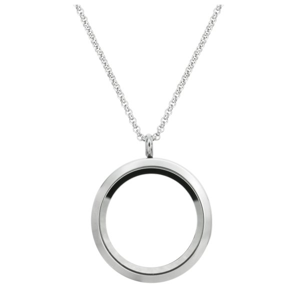 Round Floating Photo Locekt As Necklace Pendant