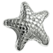 Sterling Silver Starfish Star Bead Charm for Pandora Biagi Troll Chamilia