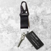 Queenberry Drive Safe Love Custom Engraved Personalized Text Dog Tag Keychain