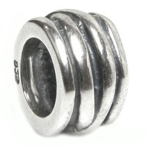 Sterling Silver Celtic Braid Tube Spacer Bead Charm for Pandora Biagi Troll Chamilia