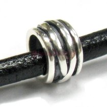 Sterling Silver Celtic Braid Tube Spacer Bead Charm for Pandora Biagi Troll Chamilia