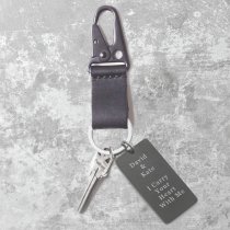 Queenberry Personalized Laser Engraved Custom Text Message Memorial Date Time Dog Tag Pendant Keychain