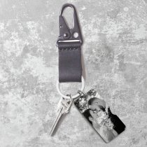 Queenberry Laser Custom Engraved Personalized Photo Picture Memorial Dog Tag Keychain