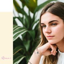 Queenberry Personalized Fingerprint Engraving Custom Message Special Date Dangle Charm Adjustable Wire Bangle Bracelet Family Inspirational Memorial Gift - Rose Gold