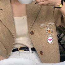 2 Custom Full Color Photo Printing Personalized Picture Frame Metal Charm Dangle Pendant Bouquet Pin Brooch Wedding Boutonniere