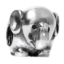 Sterling Silver Cute Animal Elephant Bead Charm Pandora Troll Biagi Chamilia