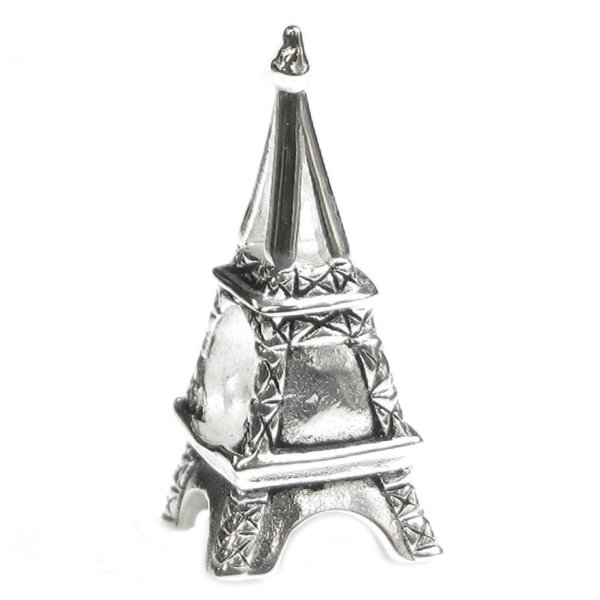 925 Sterling Silver France Landmark PARIS EIFFEL TOWER Bead Charm Pandora Troll Biagi Chamilia
