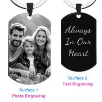Custom Keychain with Picture Personalized Photo Keychain Gift Valentines Day for Men Boyfriend