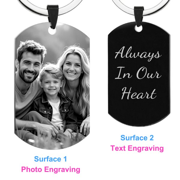 Custom Keychain with Picture Personalized Photo Keychain Gift Valentines Day for Men Boyfriend