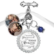 Forever in Your Heart: A Keepsake Photo Charm for Your Wedding Bouquet