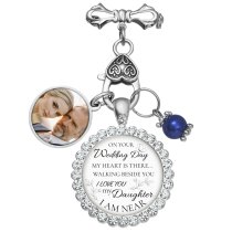 Forever in Your Heart: A Keepsake Photo Charm for Your Wedding Bouquet