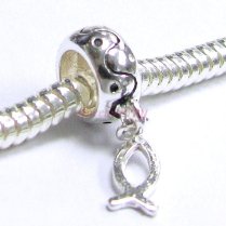 925 Sterling Silver Christian Fish Dangle Charm Pandora Troll Biagi Chamilia