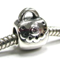 Sterling Silver Forever Together Letter Bead Charm for Pandora Troll Chamilia Biagi European Jewelry