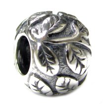Sterling Silver Leaf Tree life Bead Charm for Pandora Troll Chamilia Biagi European Jewelry