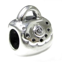 1x Sterling Silver Handbag Bag Purse Bead Charm for Pandora Troll Chamilia Biagi European Jewelry
