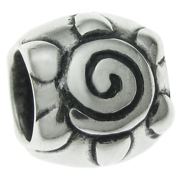 Sterling Silver the Sun Bead Charm for Pandora Troll Chamilia Biagi European Jewelry
