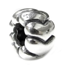 Sterling Silver Endless Love Heart Charm Compatible With European Story Charm Bracelet Jewelry