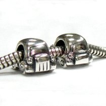 Sterling Silver Beetle Mini Car Bead Charm for Pandora Troll Chamilia Biagi European Jewelry