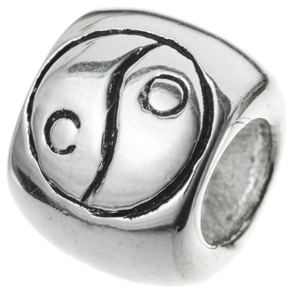 Sterling Silver Chinese YING YANG Bead Charm for Pandora Troll Chamilia Biagi European Jewelry