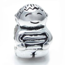 Sterling Silver CUTE BABY Little BOY KID Bead European Story Charm Bracelet Jewelry