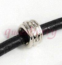Sterling Silver Celtic Braid Tube Spacer Bead Charm for Pandora Biagi Troll Chamilia
