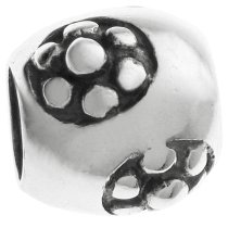 Sterling Silver Daisy flower focal Bead 10mm for PANDORA