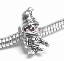 1x Sterling Silver Little BOY KID Bead Bead Charm for Pandora Troll Chamilia Biagi European Jewelry