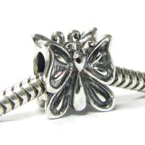 Sterling silver Butterfly Bead for Pandora Troll European Charm Bracelets