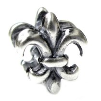 Sterling silver FLEUR-DE-LIS Bead for Pandora Troll European Charm Bracelets